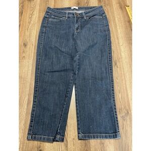Lee Jeans, Women's Size 6M, Blue, Denim, Lower on the Waist, Capris